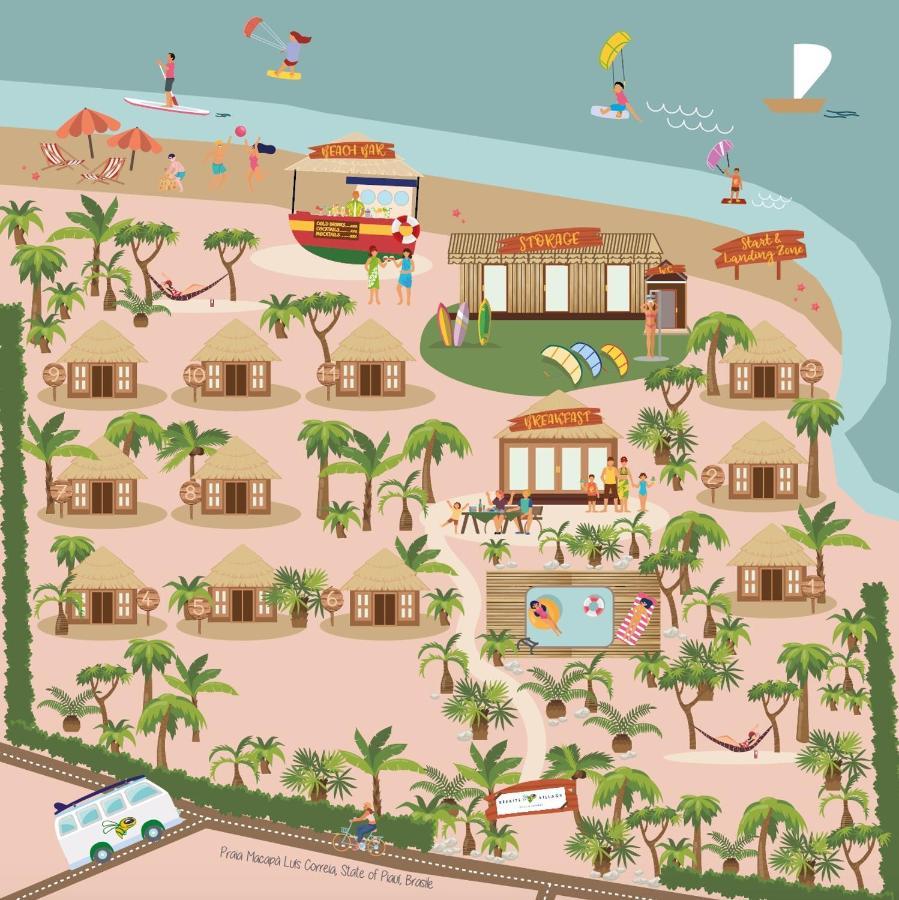 Beekite Wind Village Luis Correia Buitenkant foto